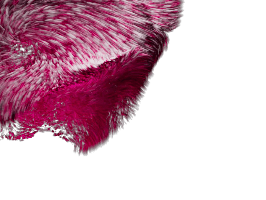 Image of a swarm of pink and white balls