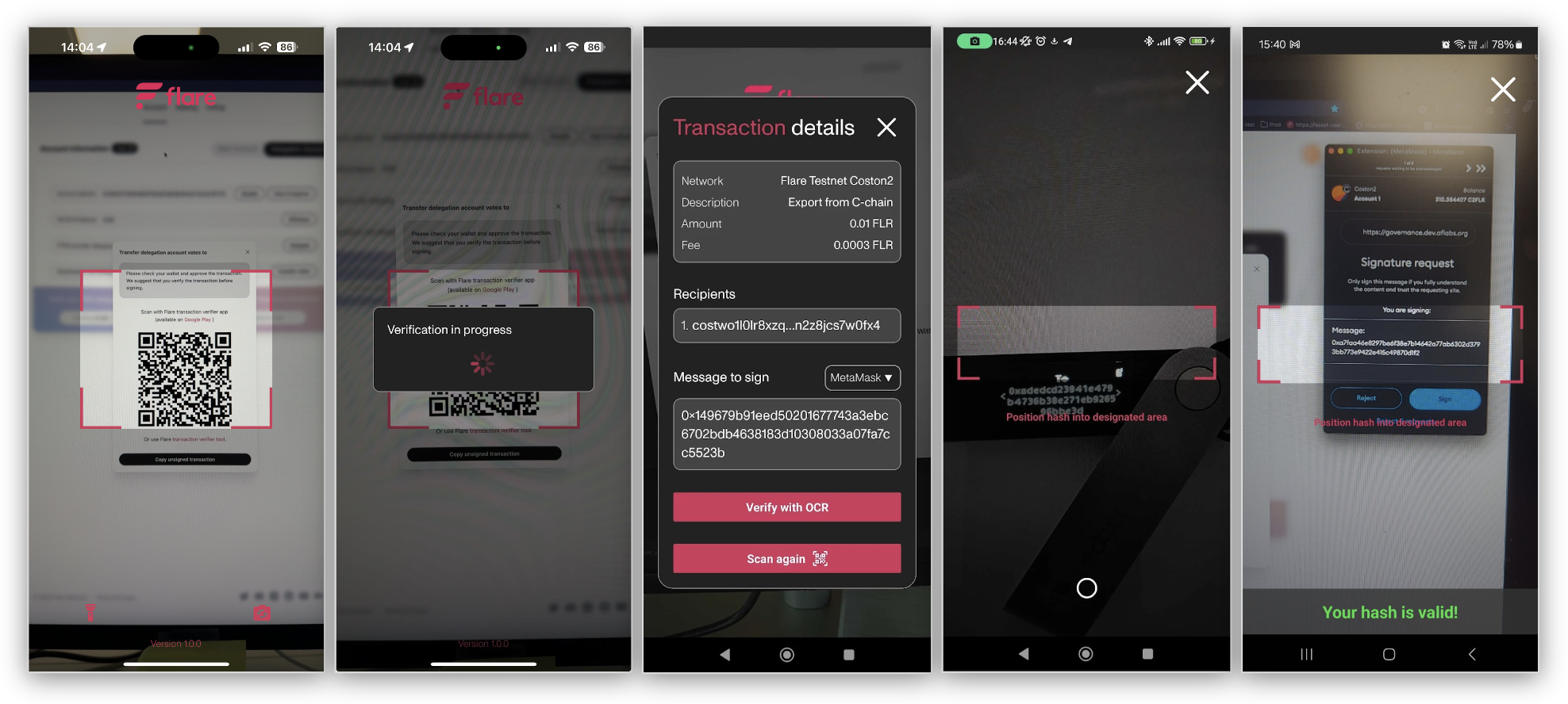 The Flare Transaction Verifier app is now available on iOS and Android ...